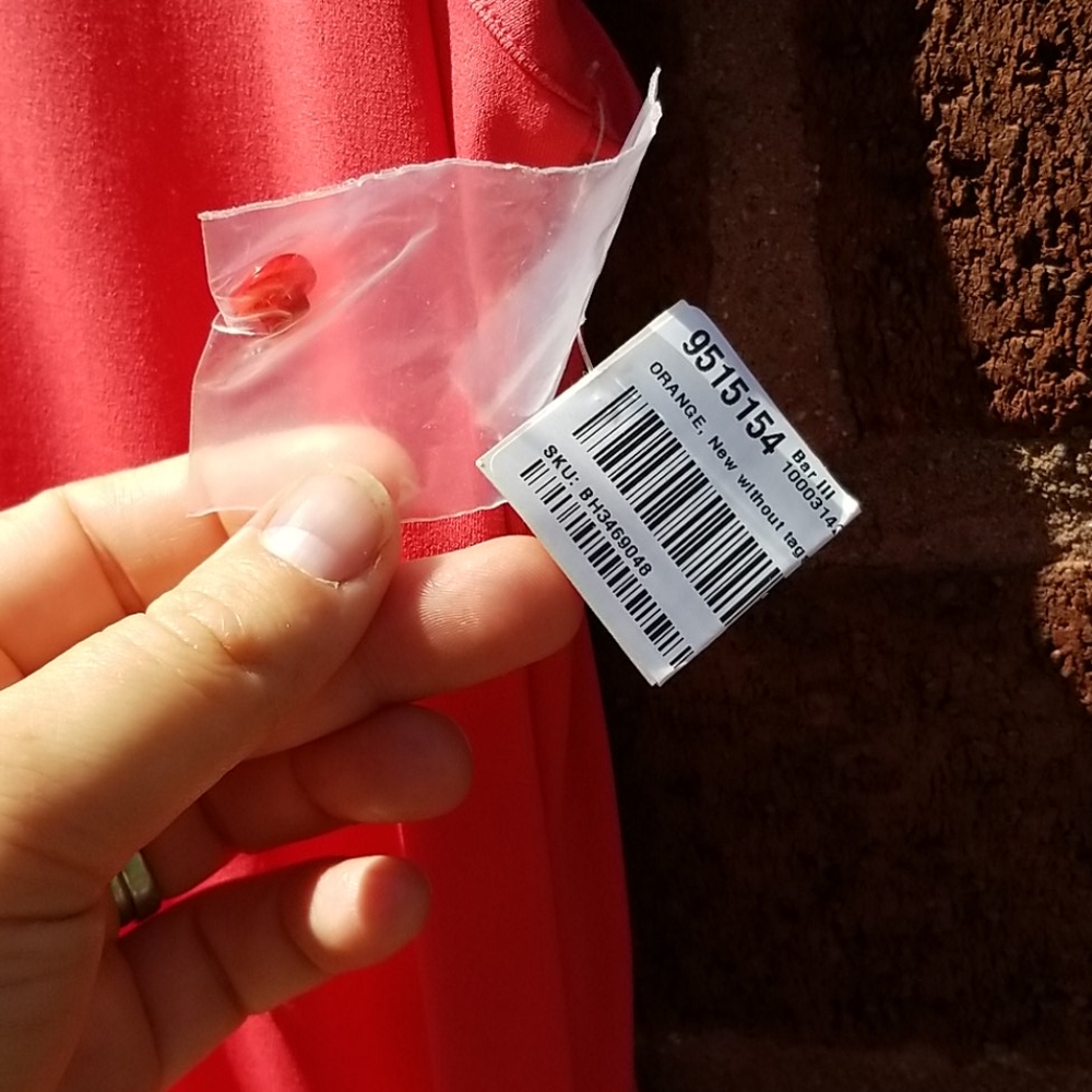 NWT Bar III Drawstring Dress Keyhole Back - Picture 3 of 5